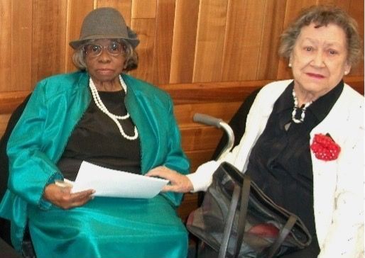 Picture of two Rosies sitting