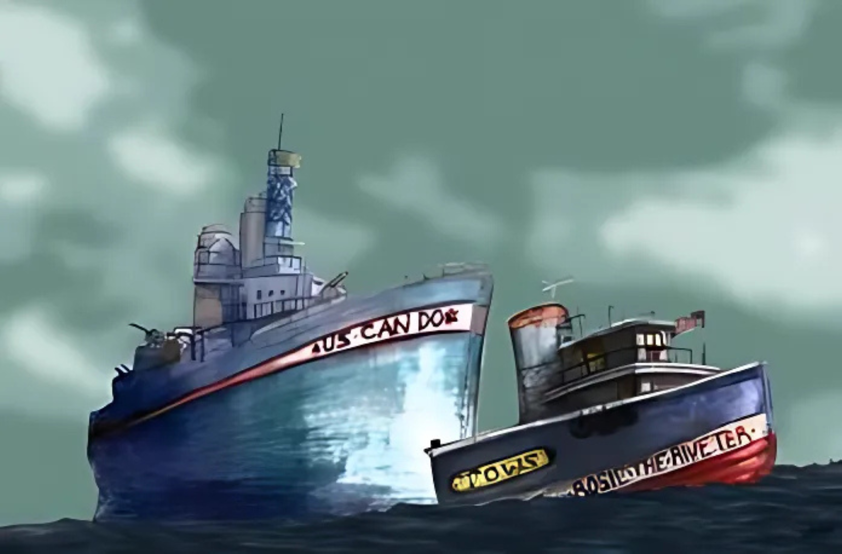 A woman holding an american flag is standing in a garden with two children