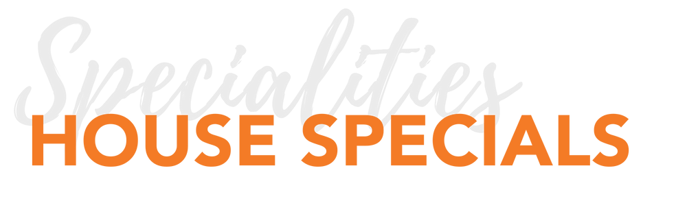 house specials text logo in white and orange