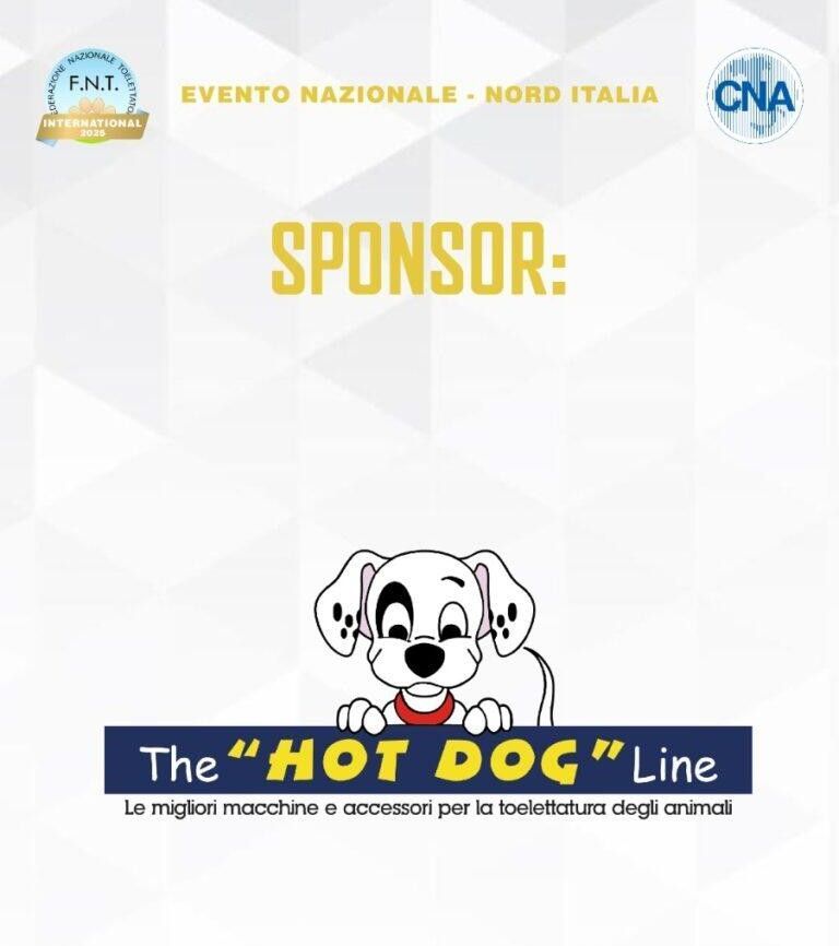 Manifesto promozionale dell'evento. Testo giallo 