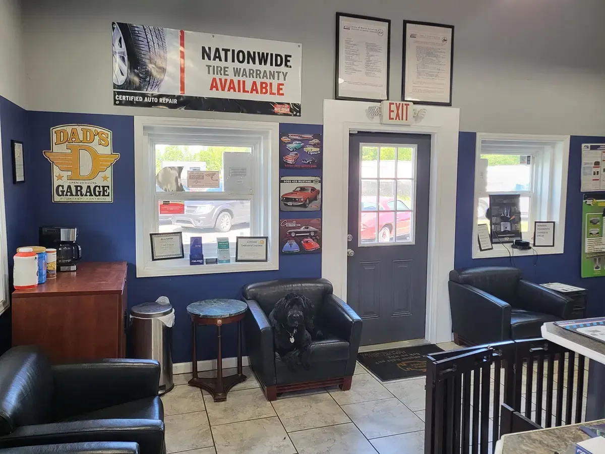 Gibbon Tire & Auto - our waiting room