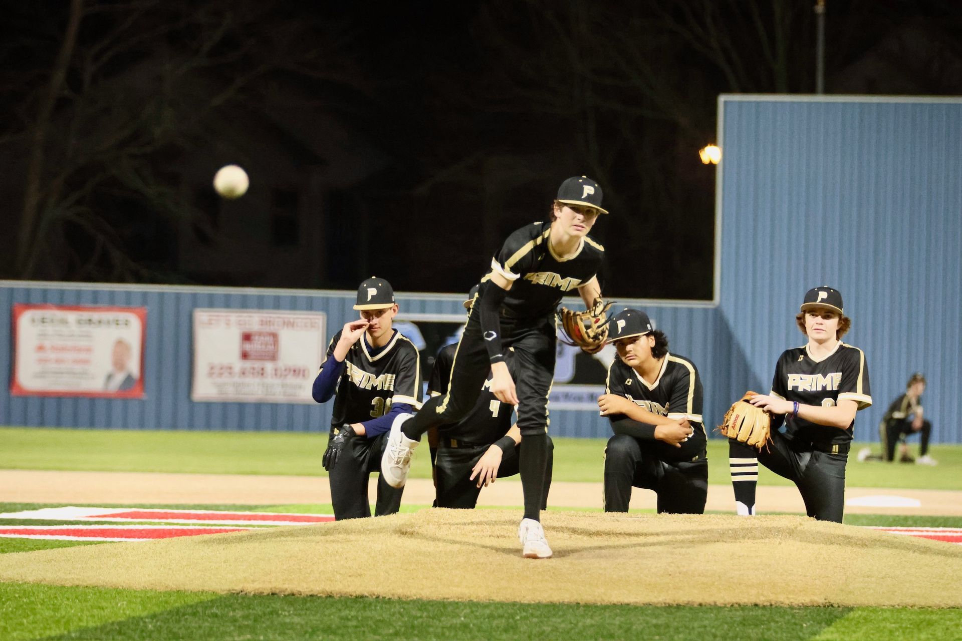 Prime Athletics athletes together during a game