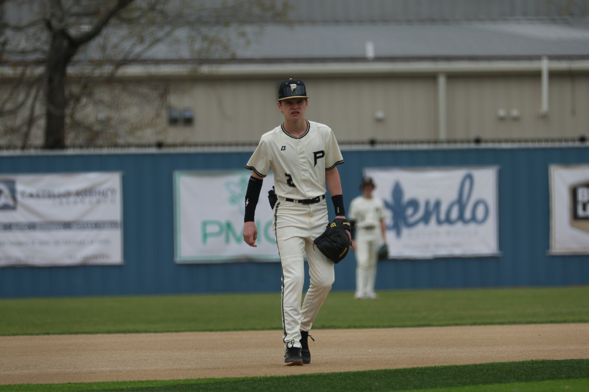 Prime Athletics athlete preparing on the baseball field