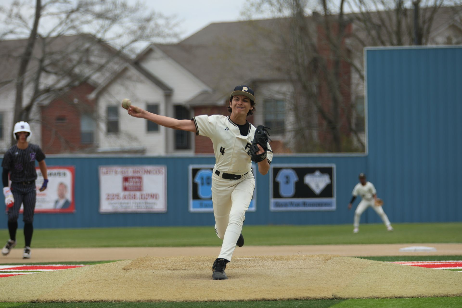 Prime Athletics baseball player competing on the field