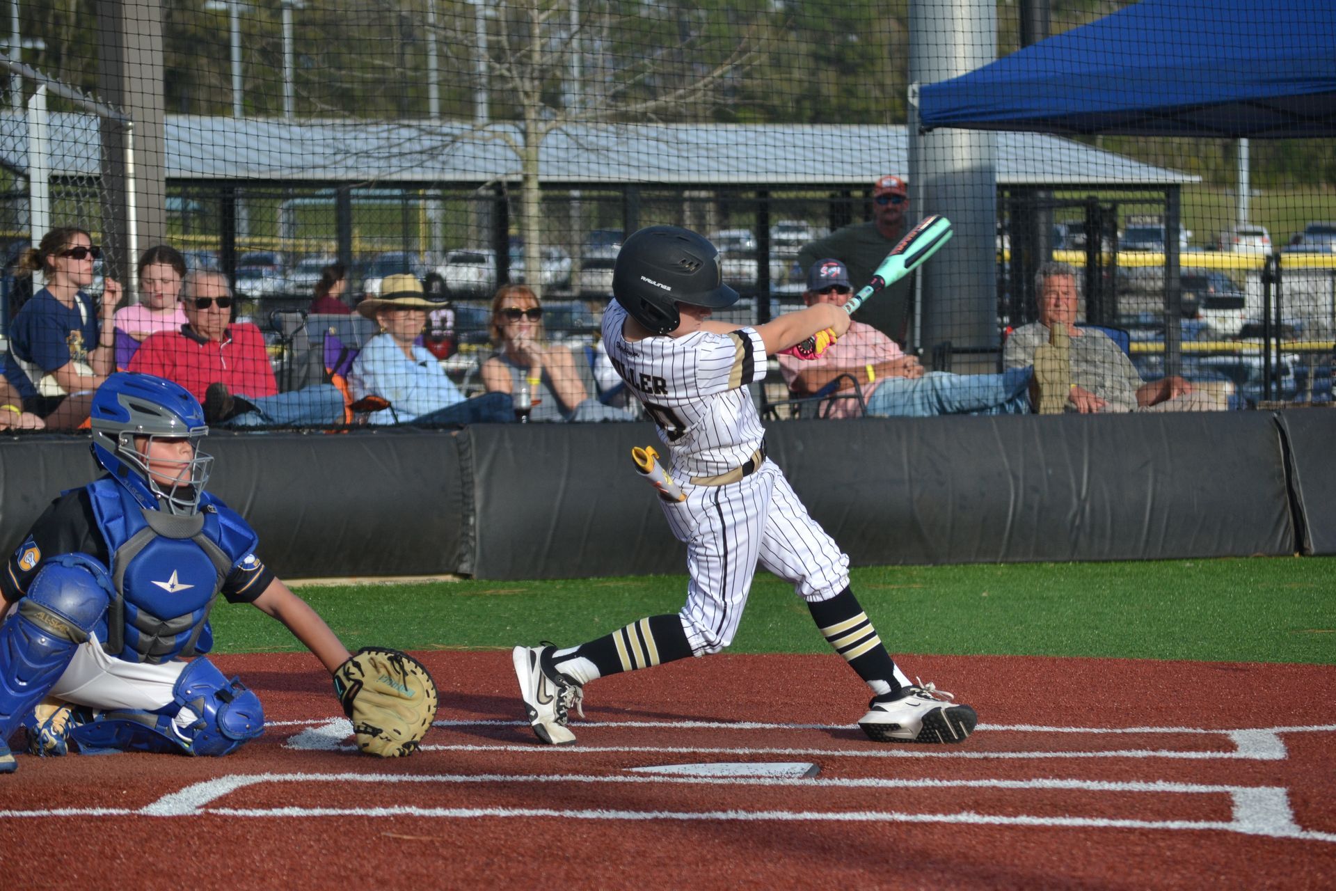 Prime Athletics youth baseball player during spring season