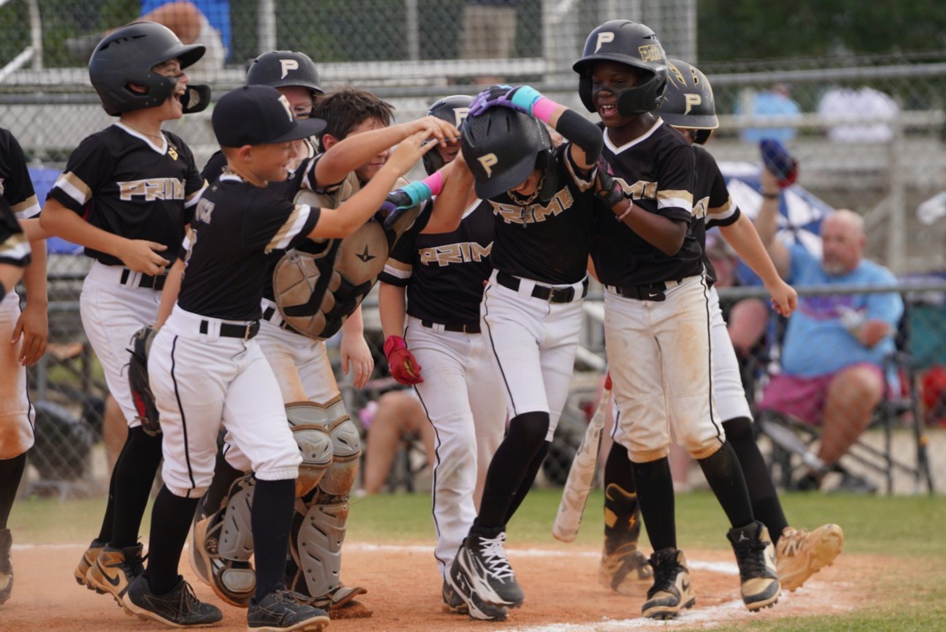Prime Athletics baseball athlete in game action
