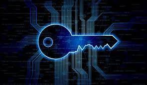 Digital key graphic representing secure access or cybersecurity. — MNC Security in Sawtell, NSW