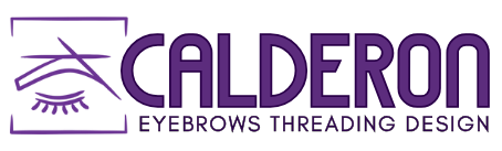 Calderon Eyebrows Threading Design logo