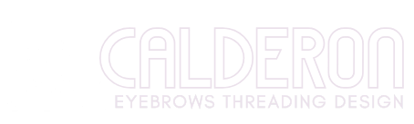 Calderon Eyebrows Threading Design logo