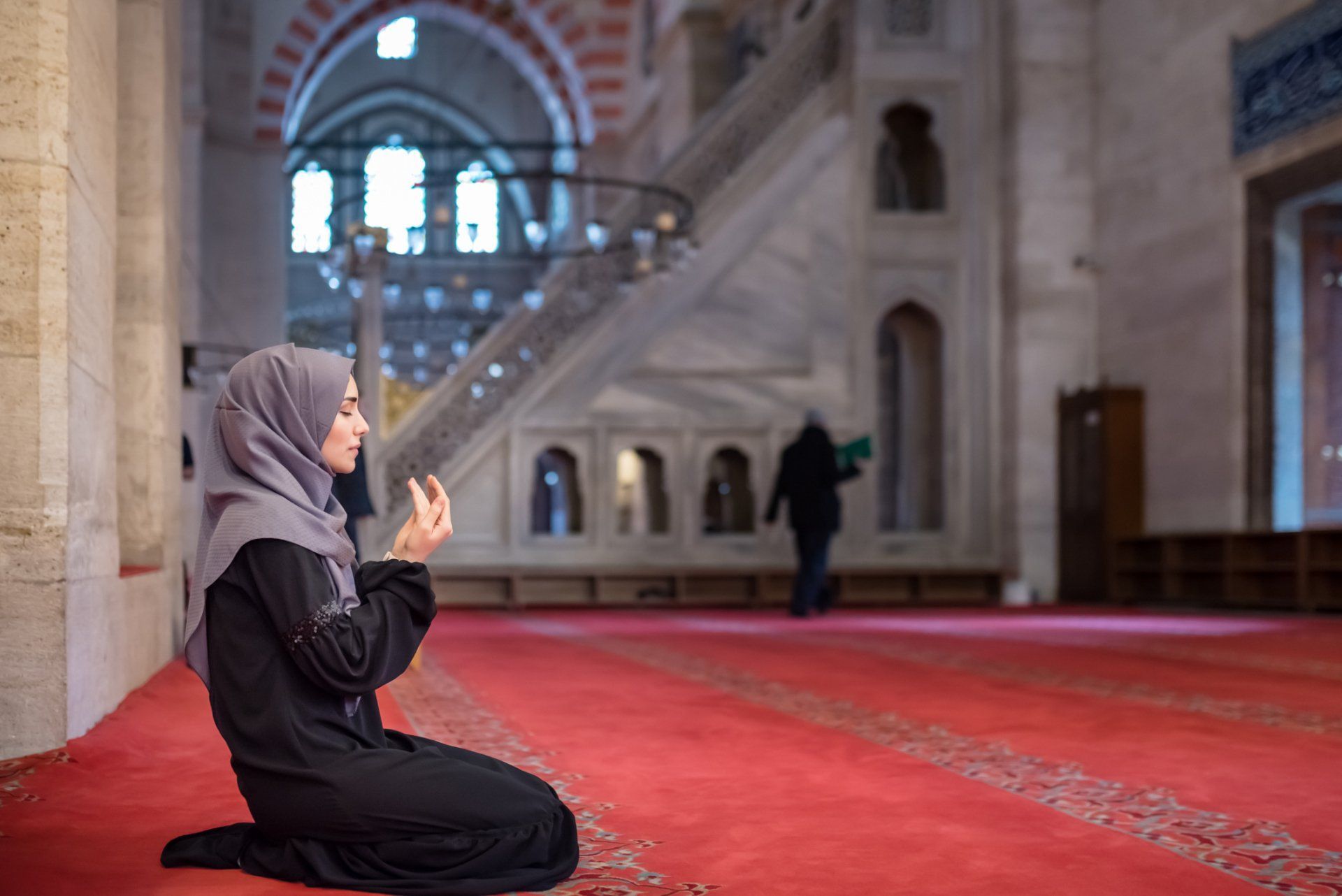 Praying in Mosque