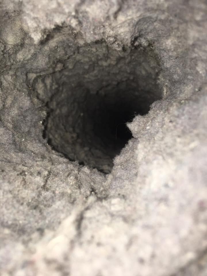 Before Cleaning Dryer Vent | Willmar, MN | Preferred Air