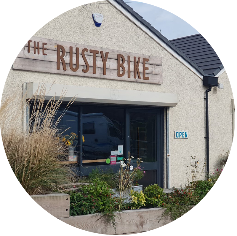 The Rusty Bike café exterior (Roseberry Coffee Co customer)