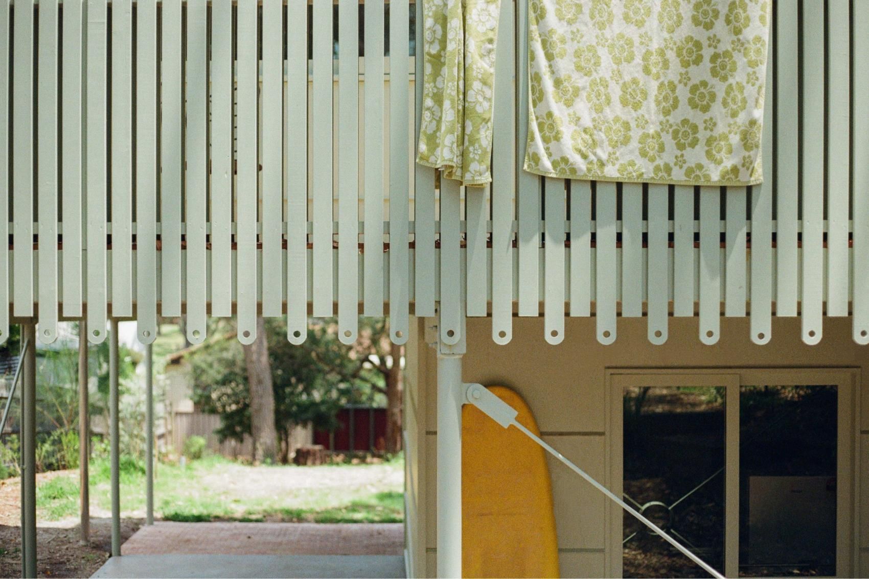 A Pale Green Slatted Balcony — Envisage Construction and Design in Meadowbank, NSW