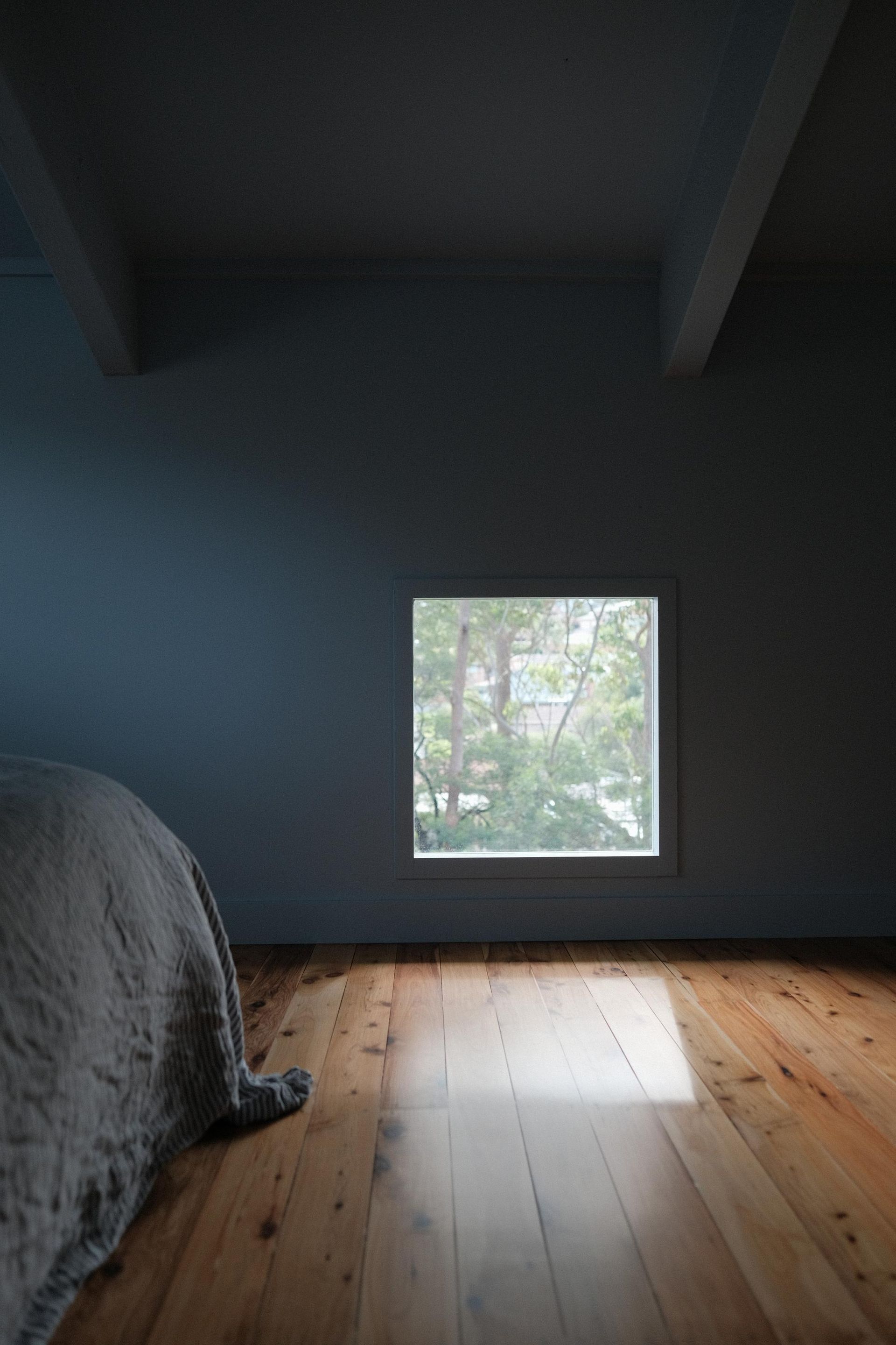 Bedroom With Wooden Floor, Sunlight on Floor — Envisage Construction and Design in Meadowbank, NSW