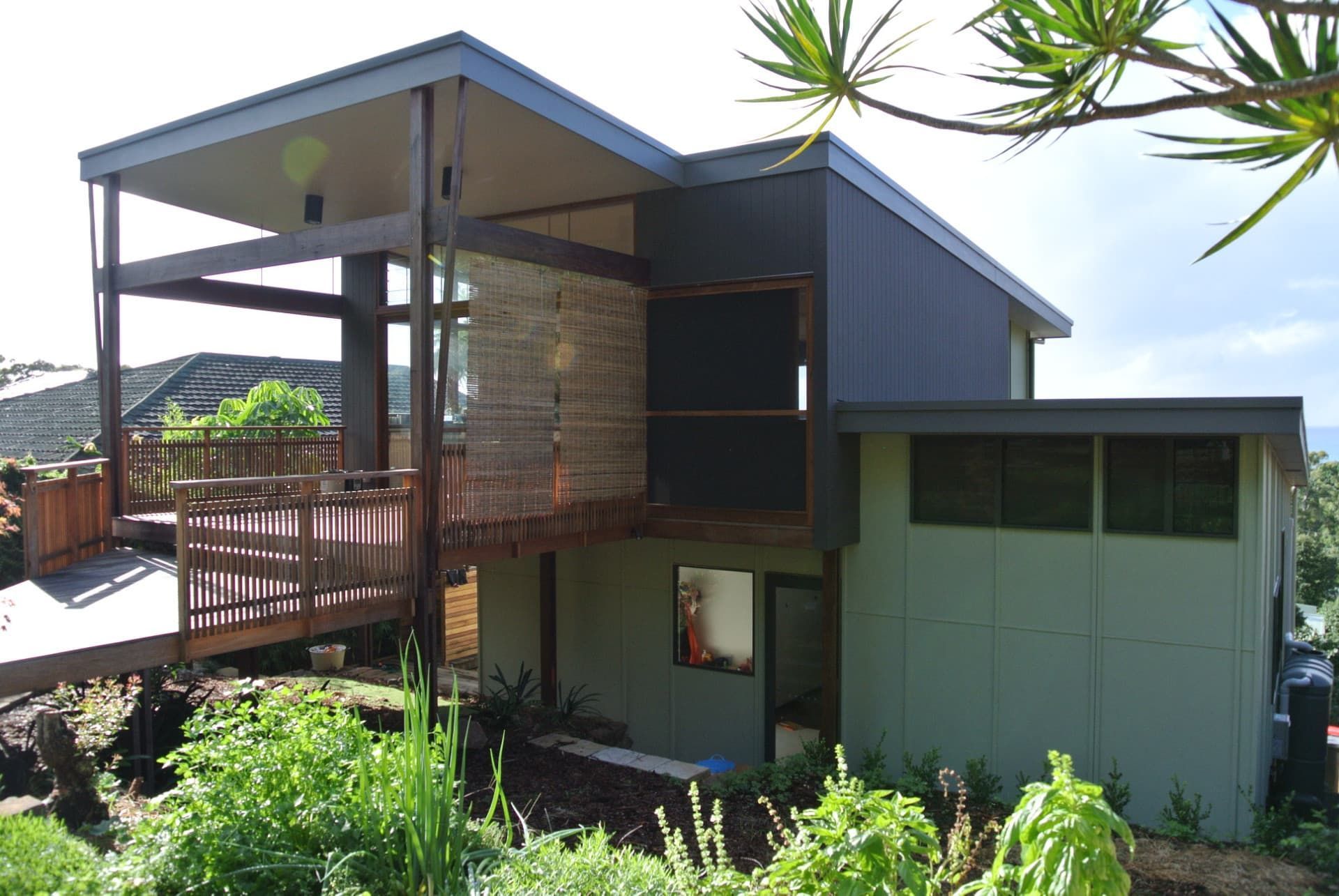 Modern Two-story House With a Wooden Deck — Envisage Construction and Design in Mountain, NSW