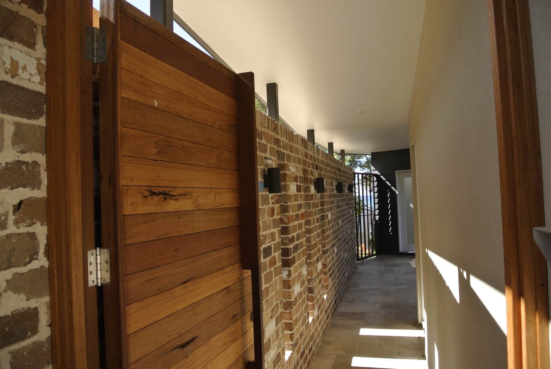 Wood Door and on a Coridor — Envisage Construction and Design in Coledale, NS