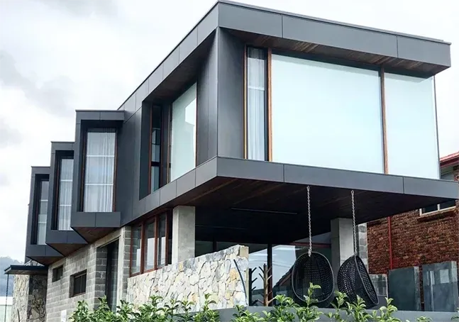 Modern Two-story House With Dark Grey Exterior — Envisage Construction and Design in Mountain, NSW