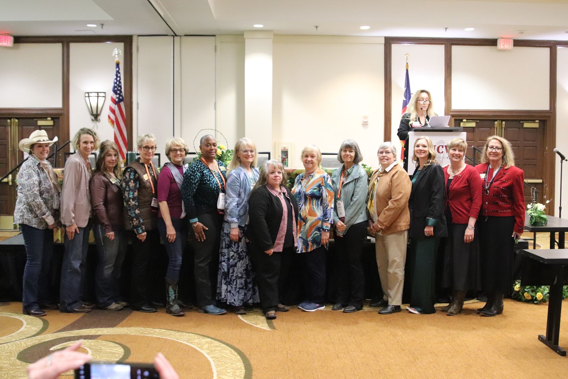 Sunset over cattle grazing; 