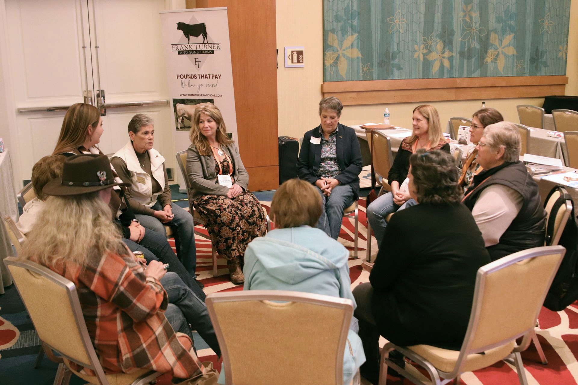 Sunset over cattle grazing;