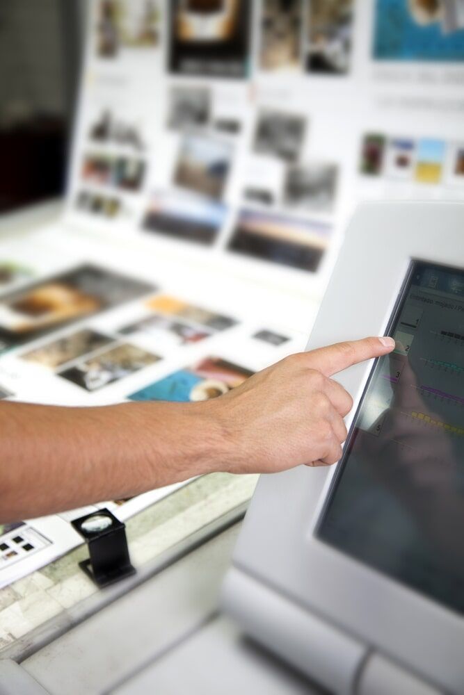 A Person is Pointing at a Screen on a Computer — Bluey's Signs in Ciccone, NT
