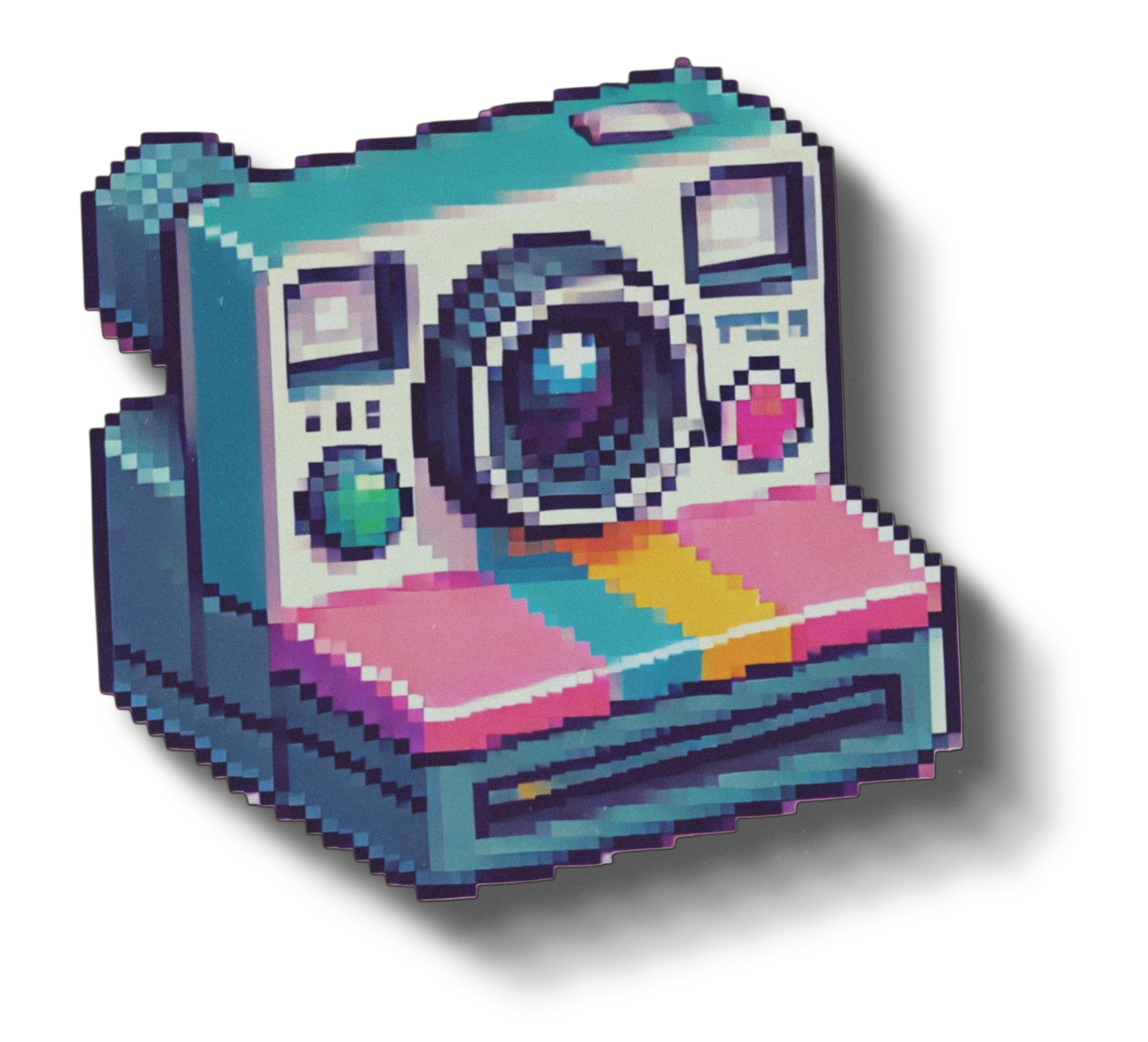 retro pixel illustration of a Polaroid-style Polaroid camera Part of the Searching for Stars scrapbook in The multimedia memoir experience! A digital embodiment of musical echolalia.
Where sound becomes memory, memory becomes meaning.