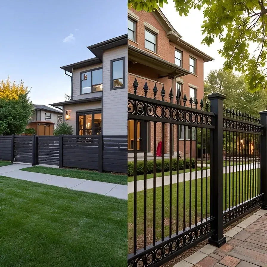 Aluminum and wrought iron fencing comparison Honolulu
