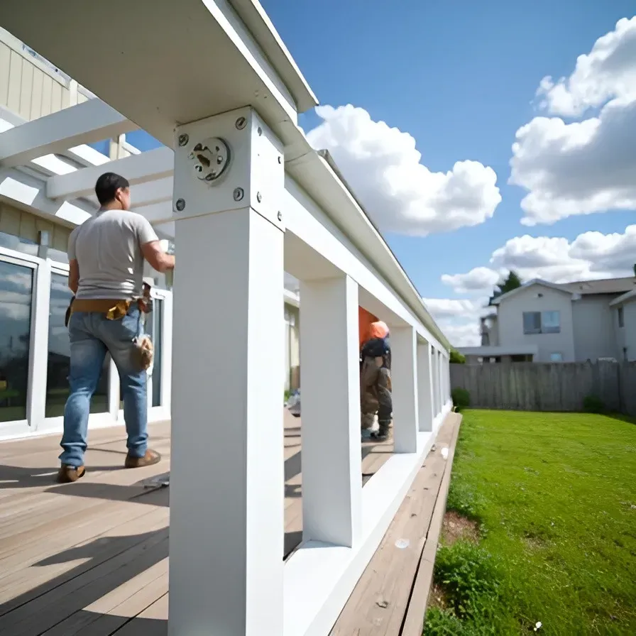 Durable PVC materials used in Honolulu construction.