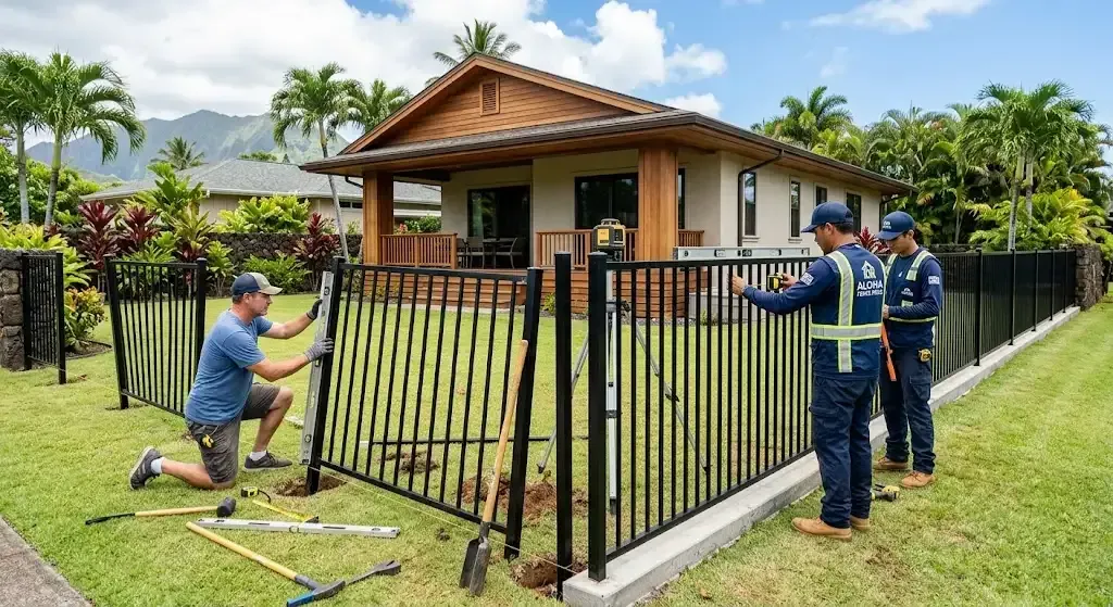Hawaii aluminum fence installation contractor comparison