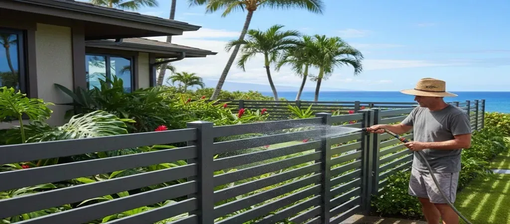 Hawaii aluminum fence long-term maintenance tips