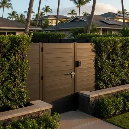 Oahu residential privacy gate installation tips
