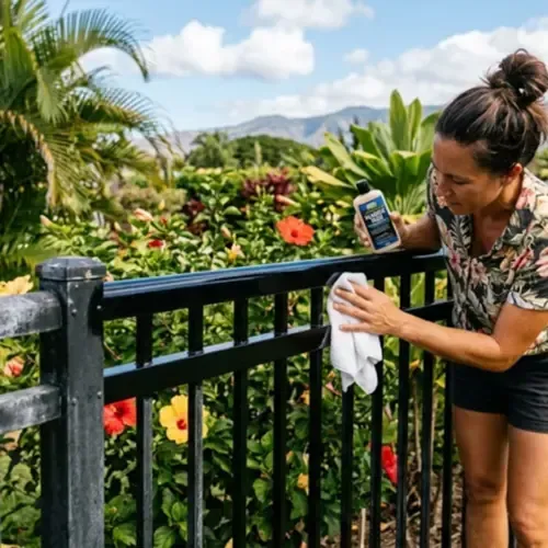 Hawaii aluminum fence long-term maintenance tips