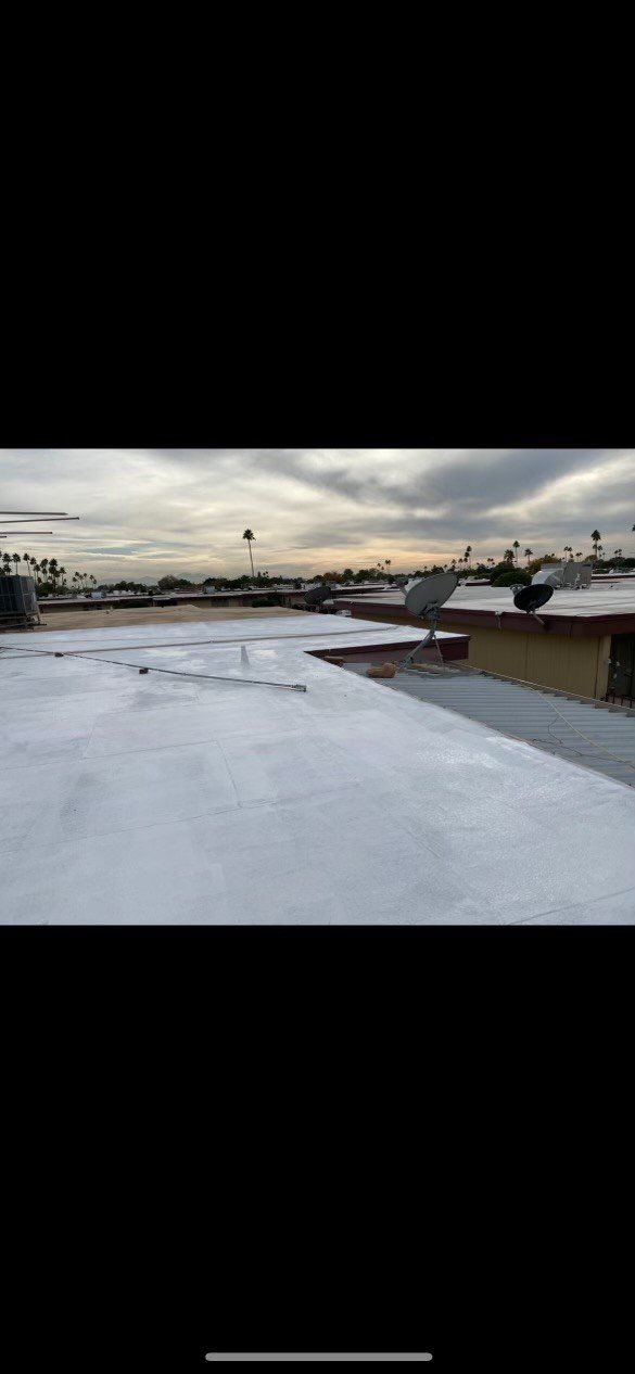 Roof Painting White — Chandler, AZ — RWH Home Improvements