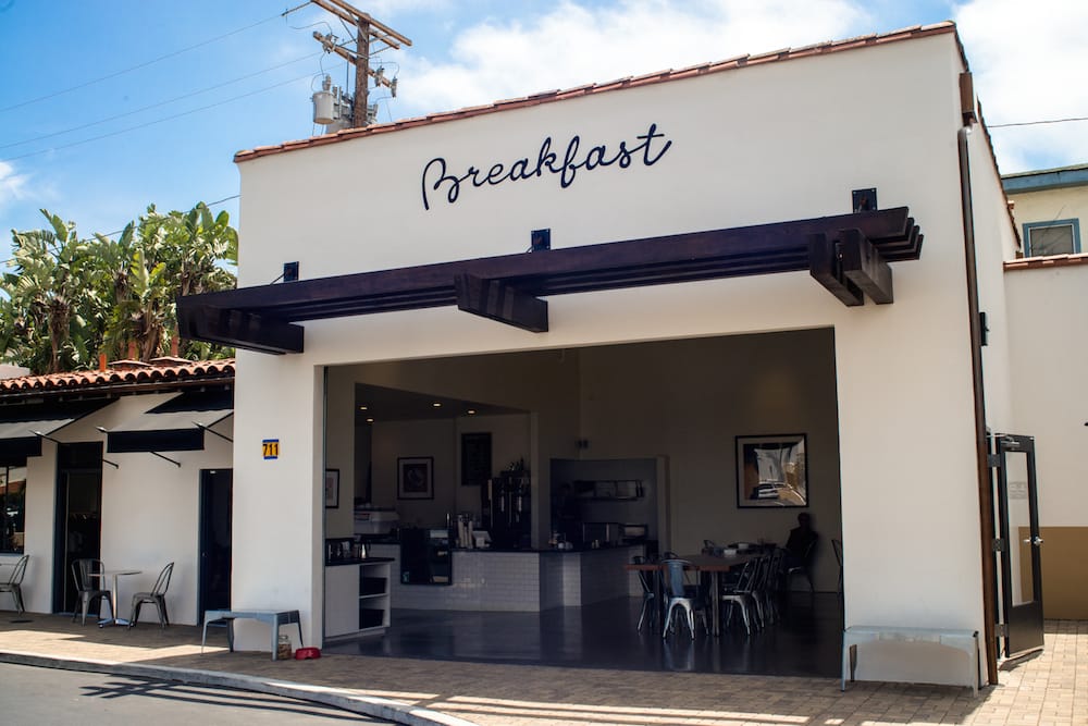 Exterior of Breakfast Cafe