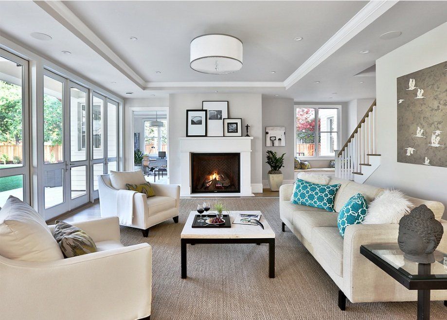 White Styled Livingroom