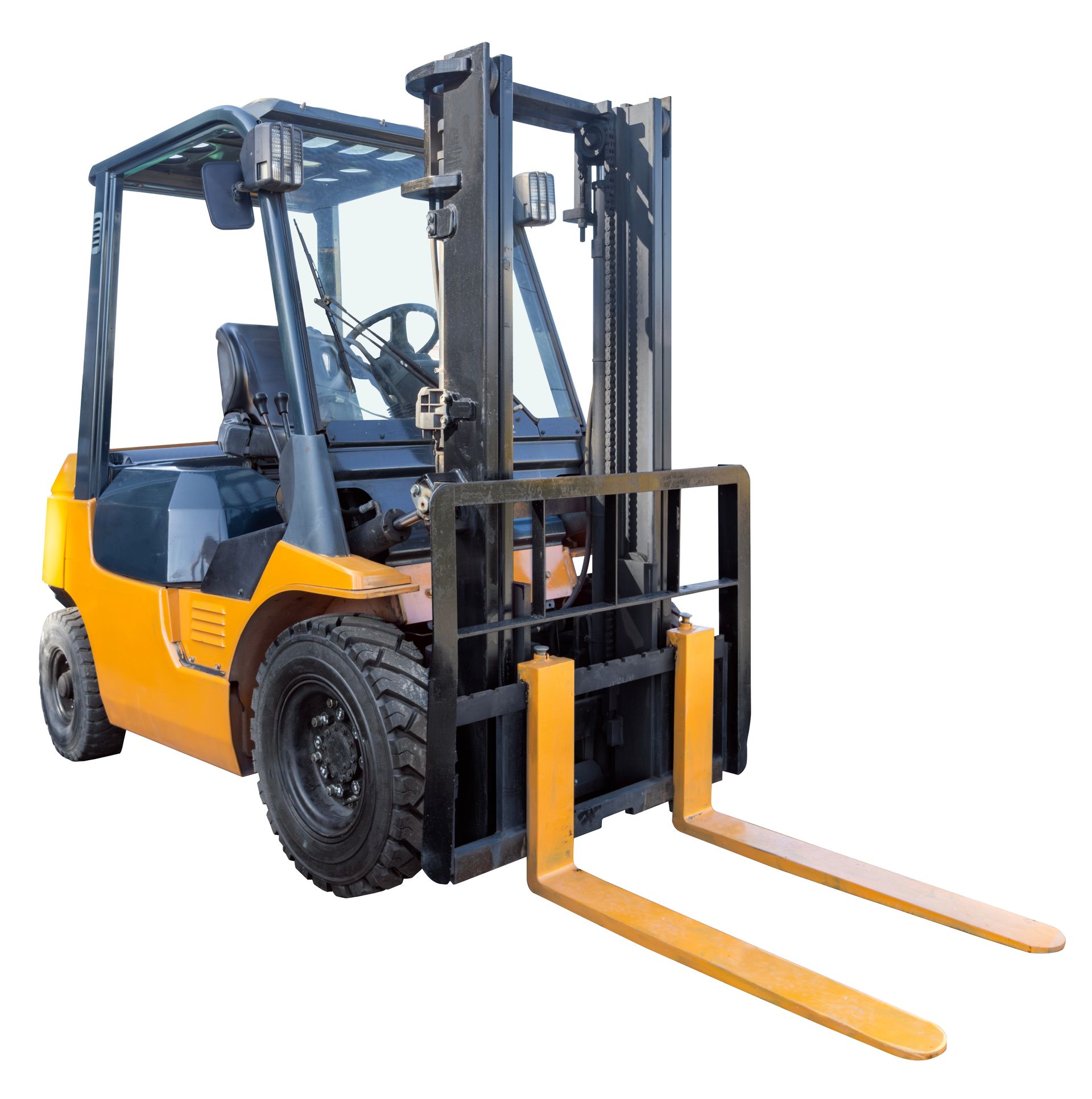 Yellow Forklift