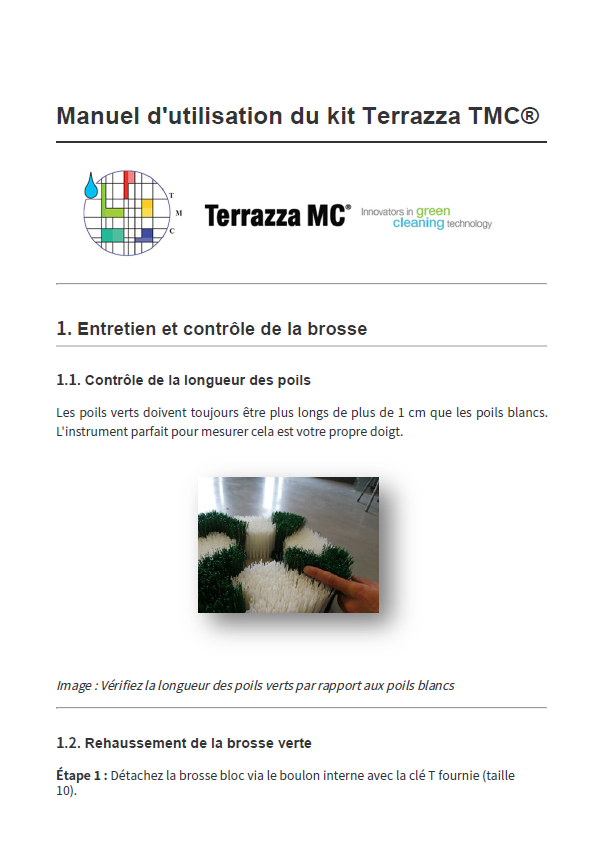 Image du manuel du kit TMC®