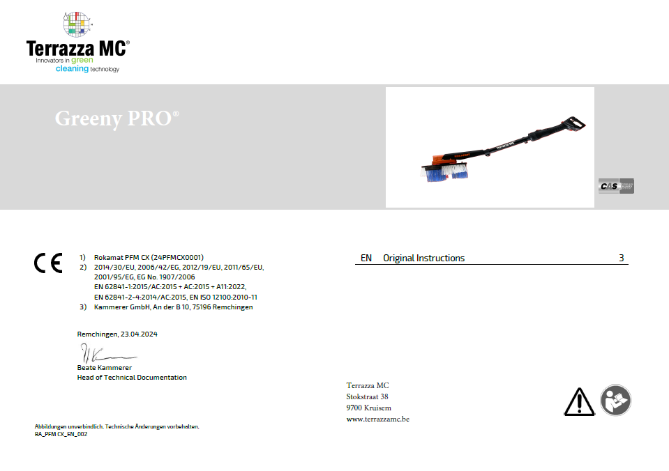 Afbeelding van de handleiding van de TMC® Kit