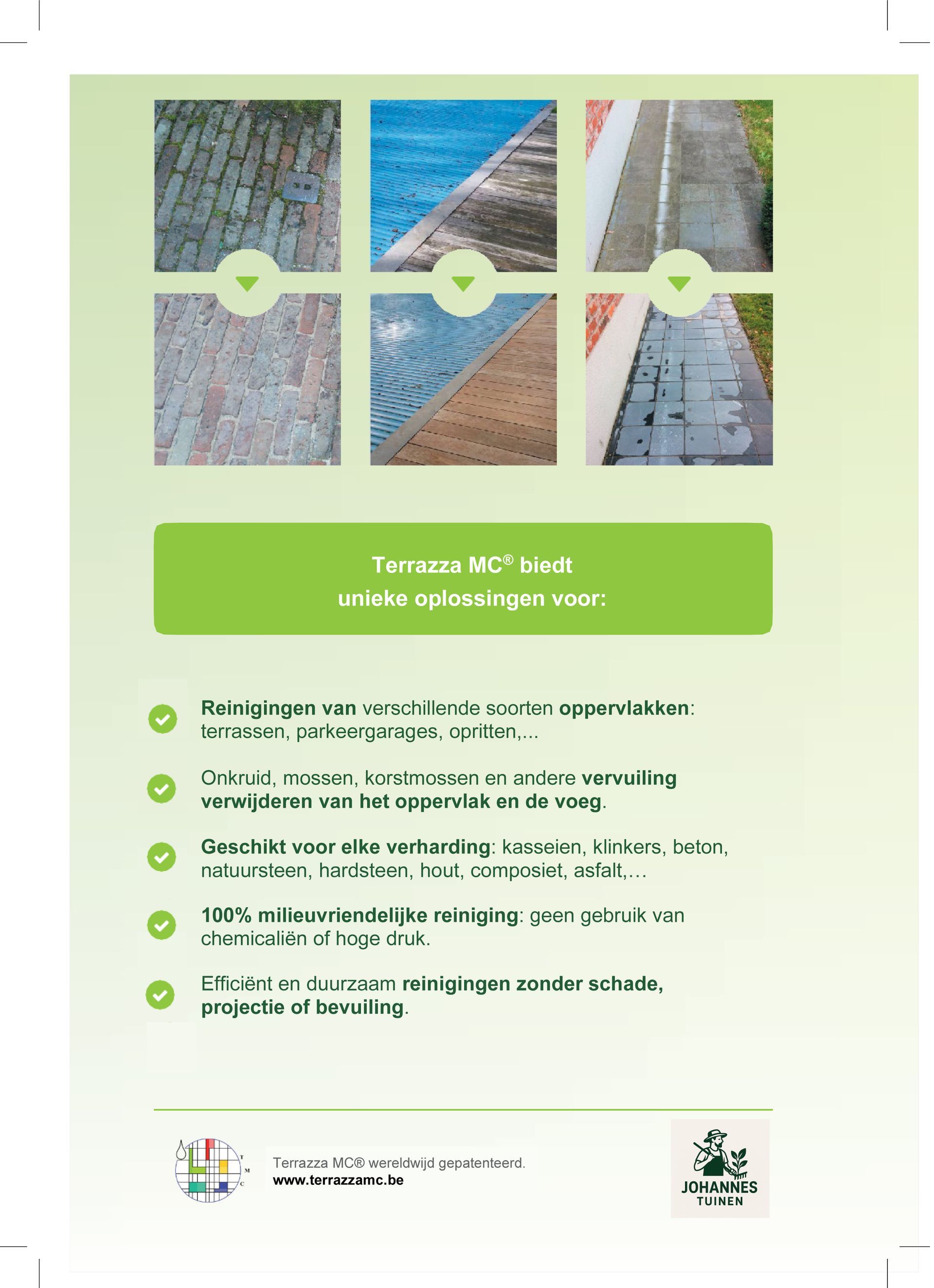 Back side of the example personalized brochure.