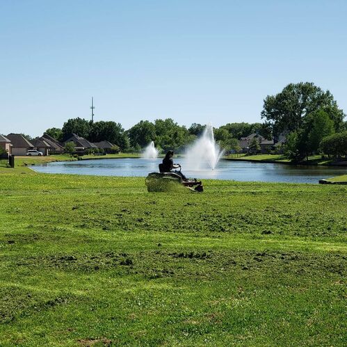 Grass Cutting — Thibodaux, LA — Beyond Blessed Lawn Care and Home Maintenance, LLC