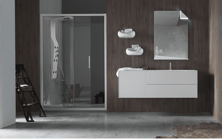 Bagno moderno in stile orientale zen