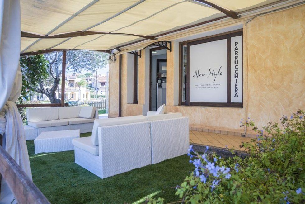 spazio esterno del centro estetico
