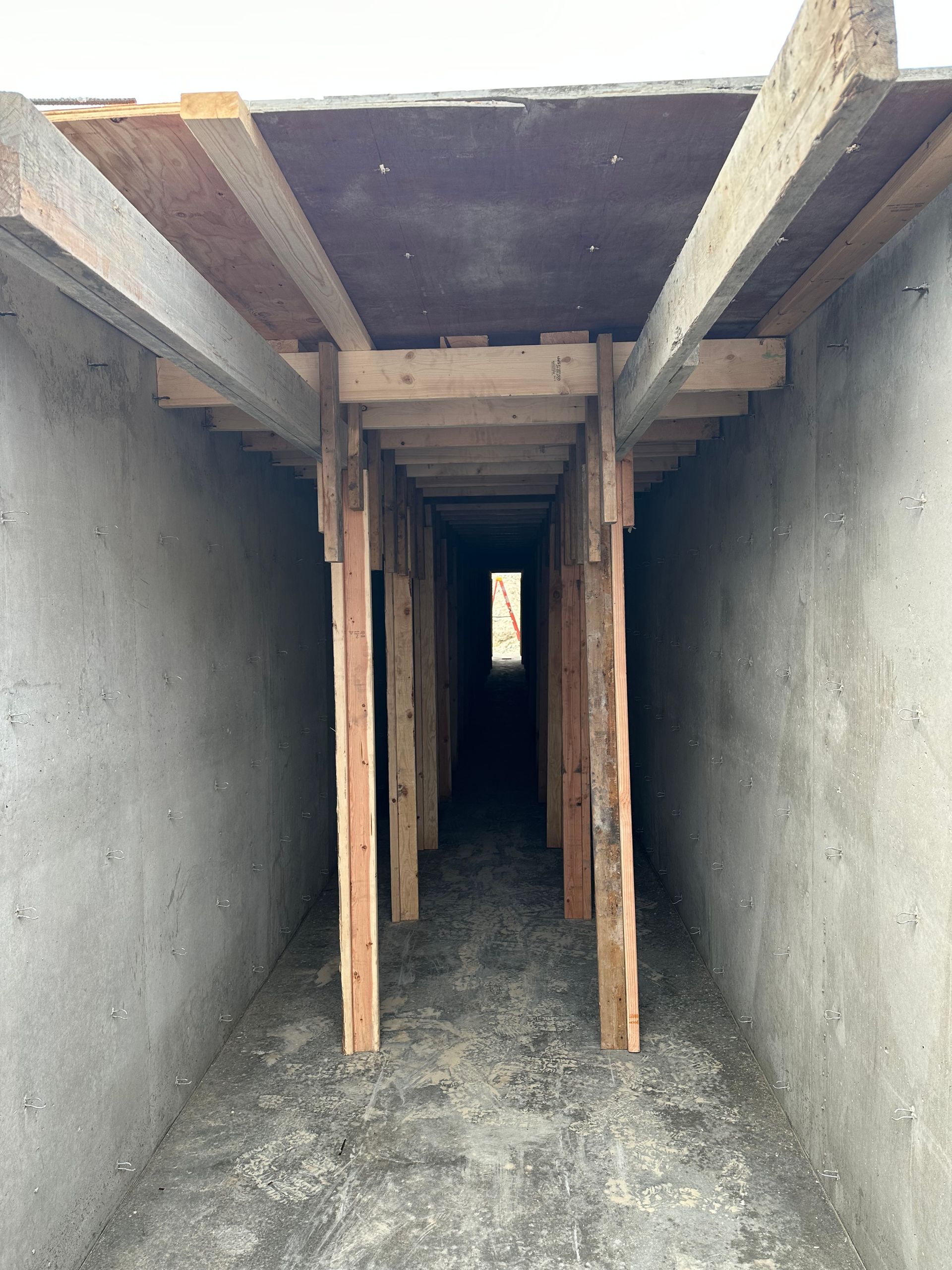There is a light at the end of the tunnel. Project done by Raise the Bar Construction