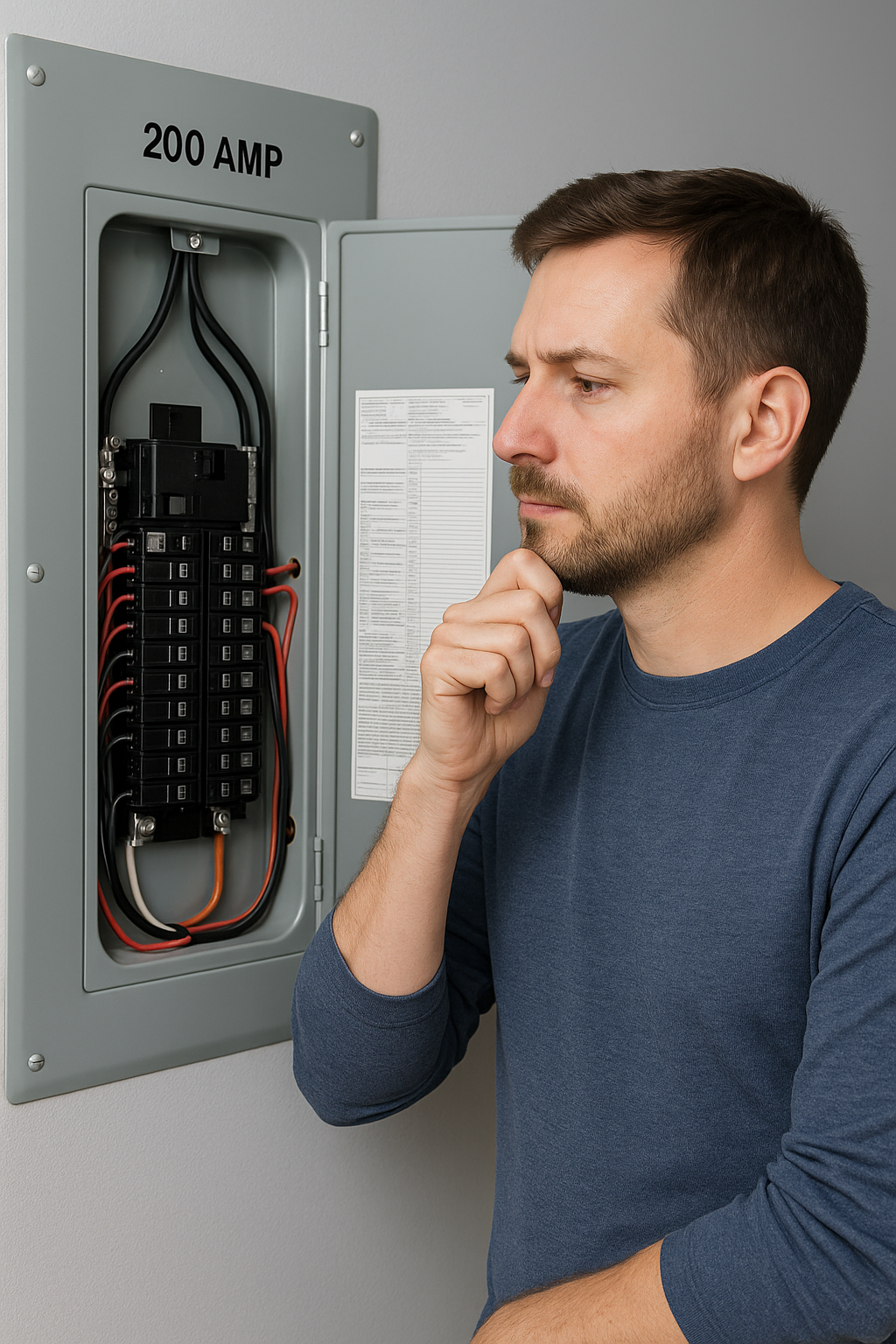 Alpha Electric is demonstrating a modern 200-amp electrical panel upgrade for Ontario homeowners
