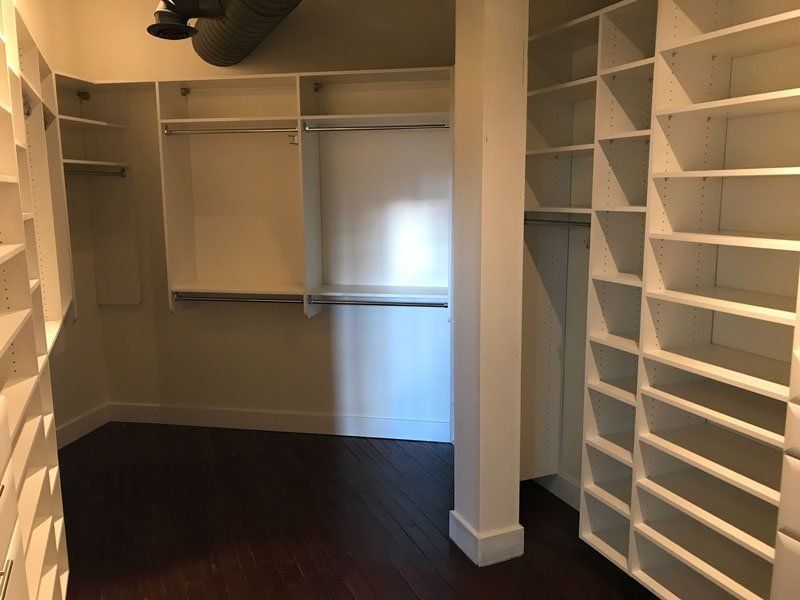 Custom Closet Shelving and Hanging Space