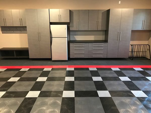 Custom Garage Cabinets and Flooring