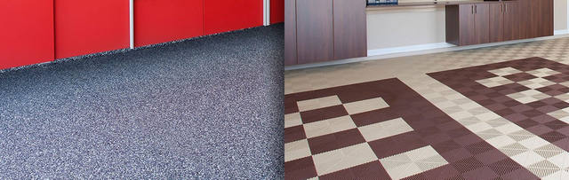 Which Type Of Garage Flooring Is Easier, Modular Garage Floor Tile System