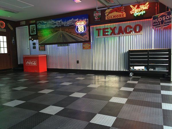 Custom Tile Garage Flooring