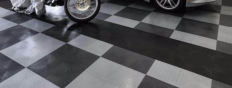 Modular PVC Garage Floor Tiles