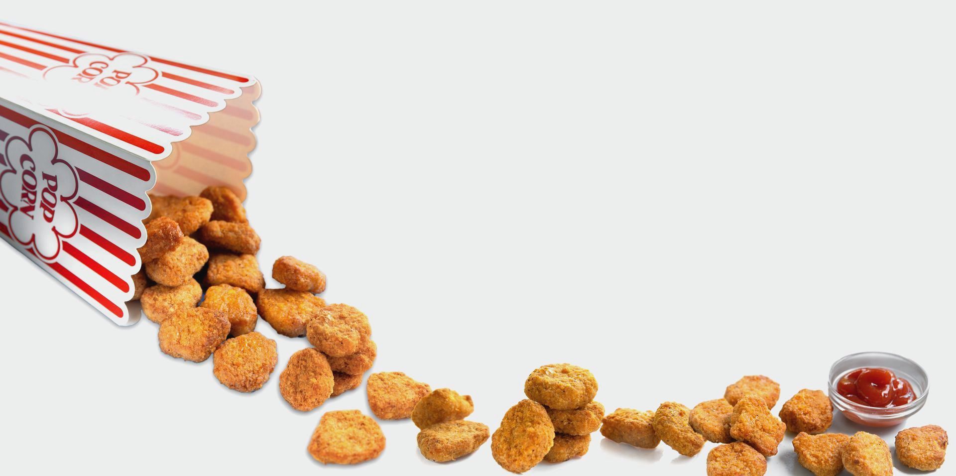 Plant-based Kickin' Popcorn Bites coming soon from Rebellyous Foods
