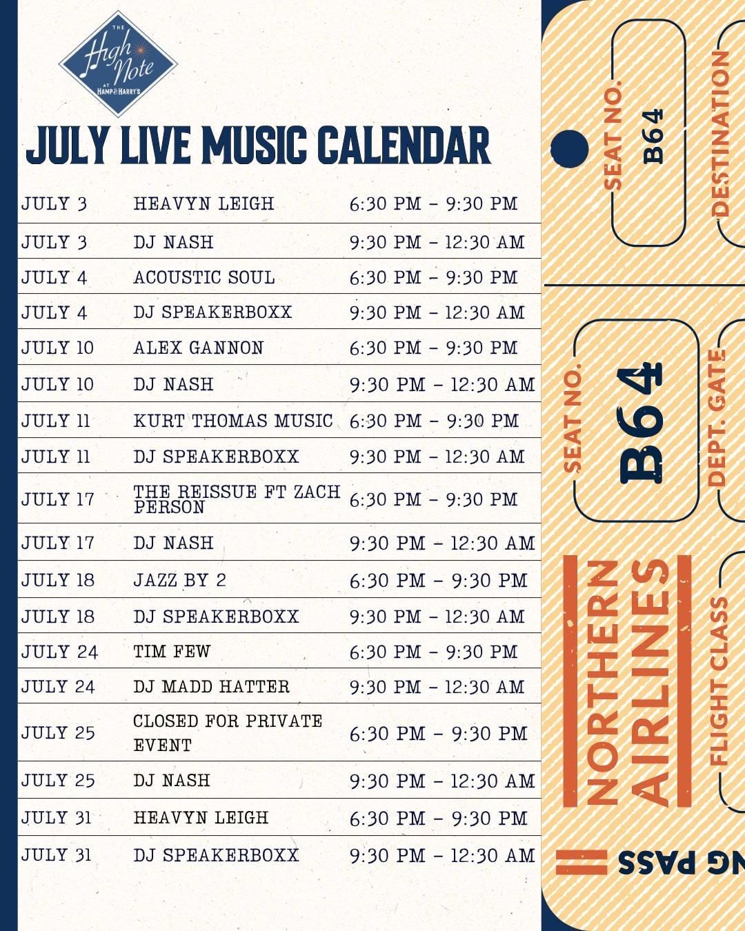 Live Music at H&H